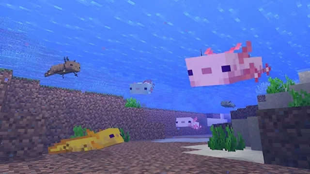 Les axolotls peuvent être trouvés dans différentes couleurs dans Minecraft et vous pouvez les croiser ensemble pour obtenir plus de couleurs.