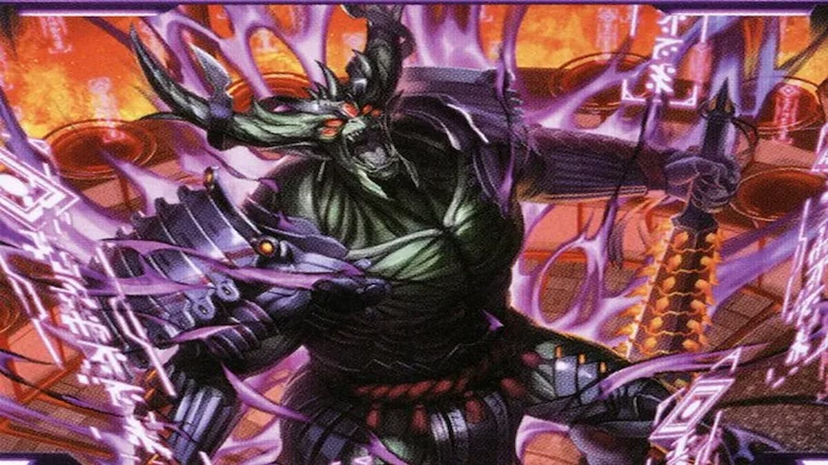 Hidetsugu, Devouring Chaos from NEO MTG set powering up
