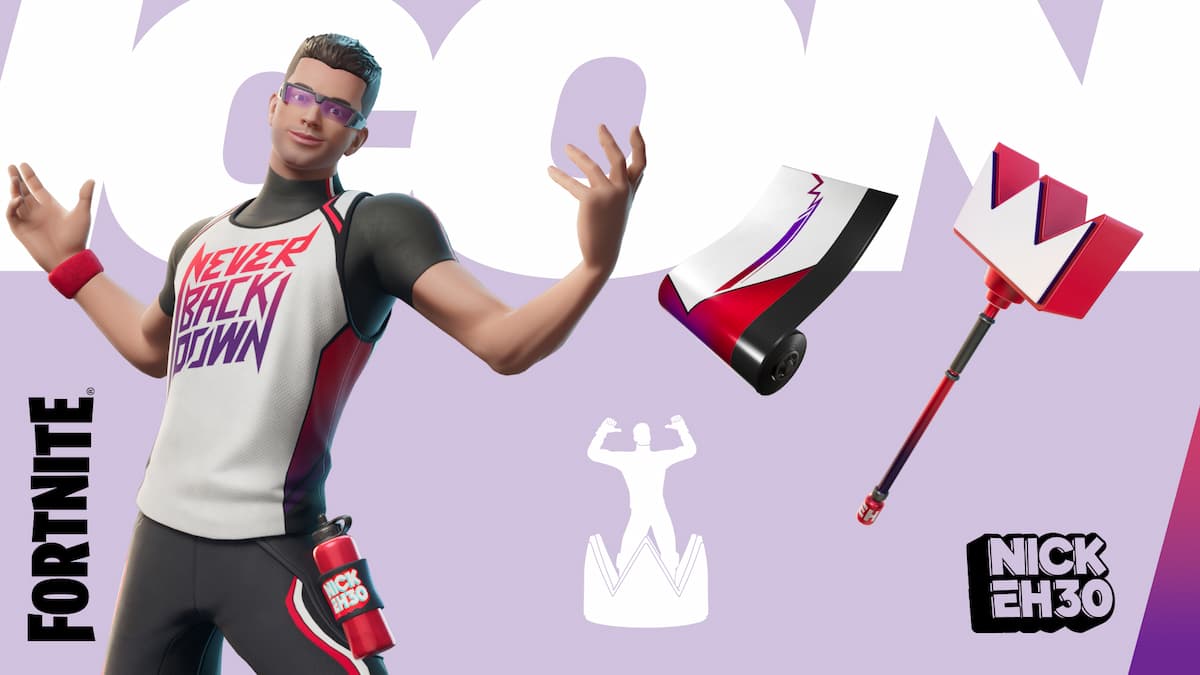 Nick Eh 30 joins Fortnite's Icon Series with shiny new bundle