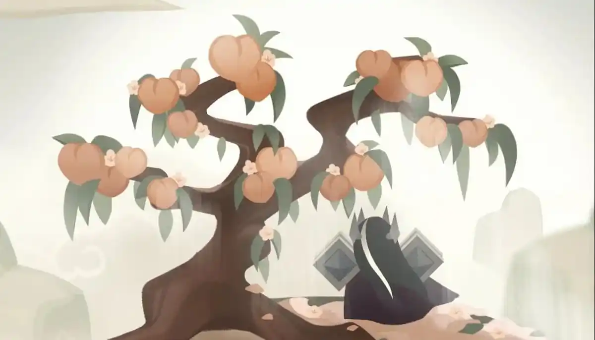 Peach Blossom tree in Cookie Run