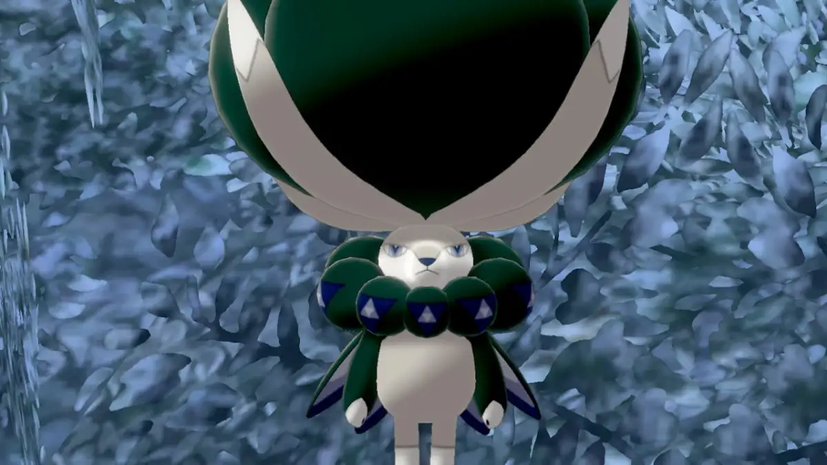 Calyrex is shown in Pokémon Sword and Shield The Crown Tundra.