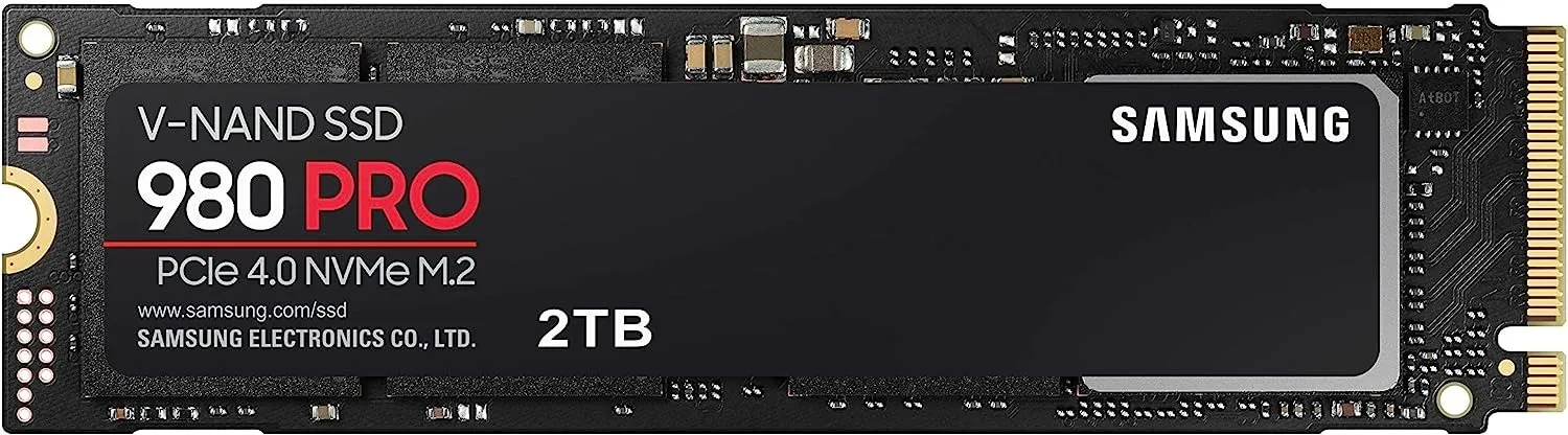 Samsung 980 Pro 2 TB M.2-2280 PCIe 4.0 X4 NVME Solid State Drive