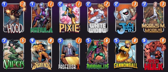 Marvel Snap Pixie Junk deck