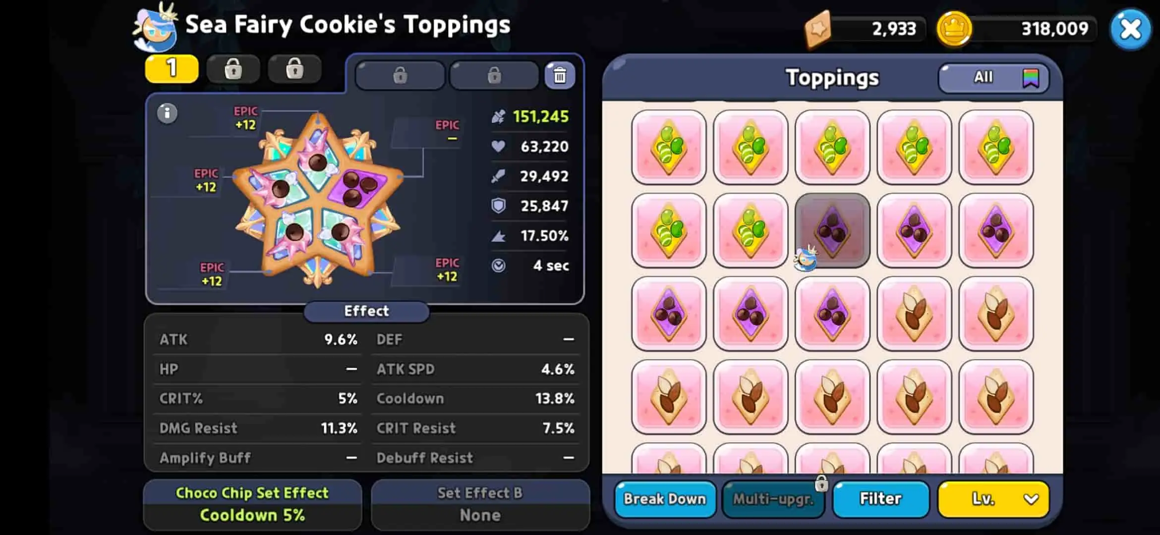 Sea Fairy Cookie toppings guide