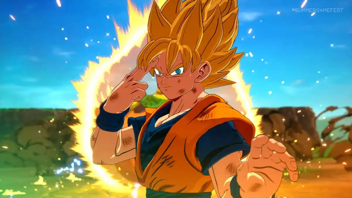 Super Saiyan Goku in Dragon Ball: Sparking! ZERO.