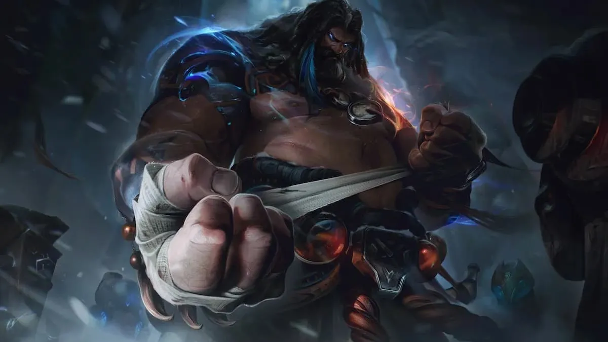 Udyr closing his fists.