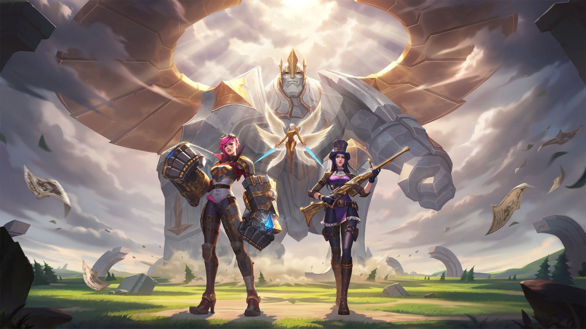 Caitlyn and Vi in Wild RIft.