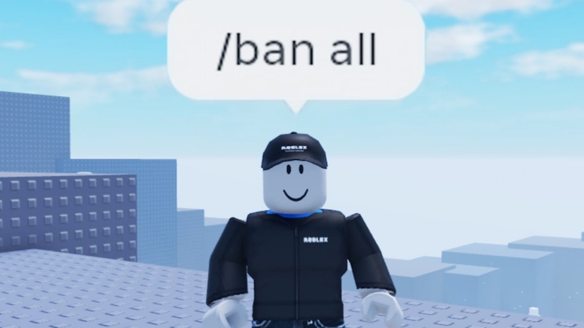 The ban all command in Roblox Admin RNG.