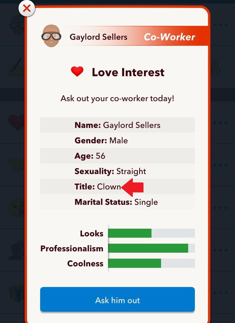 How to date a clown in BitLife