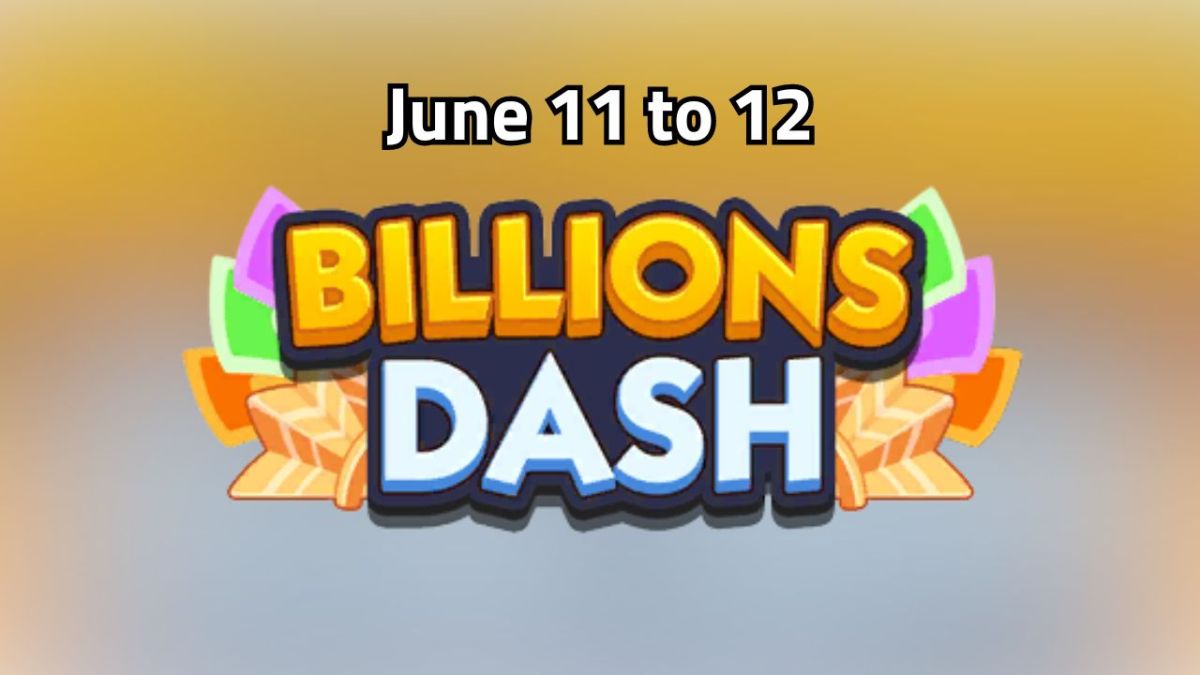 The Billions Dash event logo highlighting 'June 11 to 12'