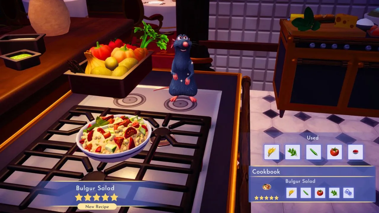 How to make Bulgur Salad in Disney Dreamlight Valley