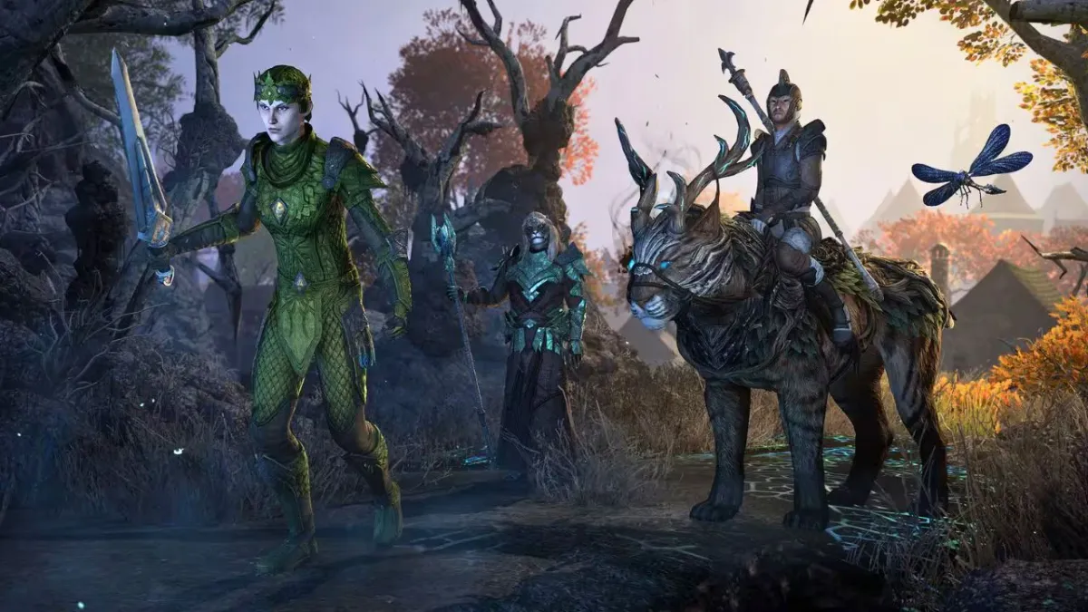 characters adventuring in ESO Gold Road