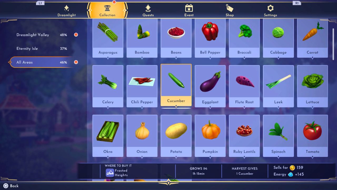 How to make Bulgur Salad in Disney Dreamlight Valley