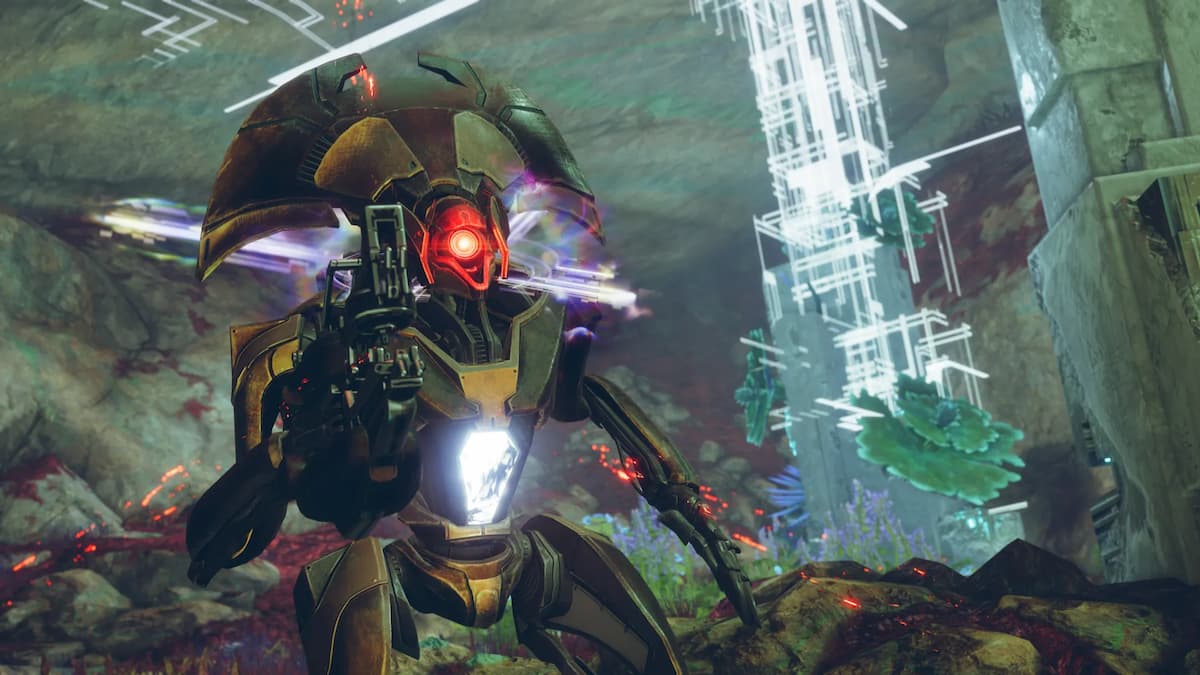 Corrupted Vex on Nessus in Destiny 2