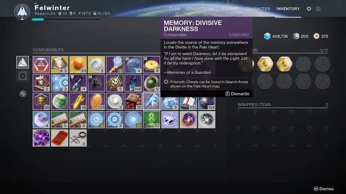 Как получить и использовать Memory Vestige Light and Darkness в Destiny 2
