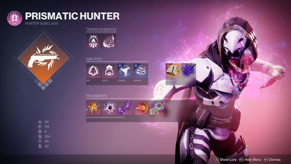 Best Prismatic Hunter Builds In Destiny