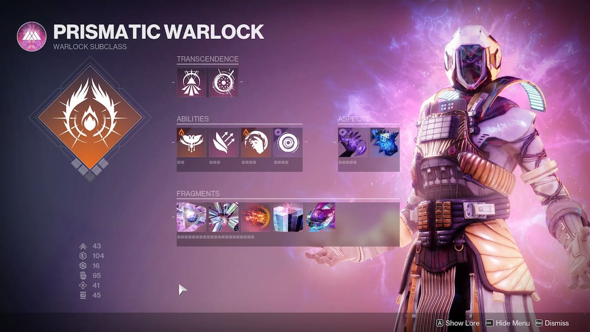 Best Prismatic Warlock builds in Destiny 2