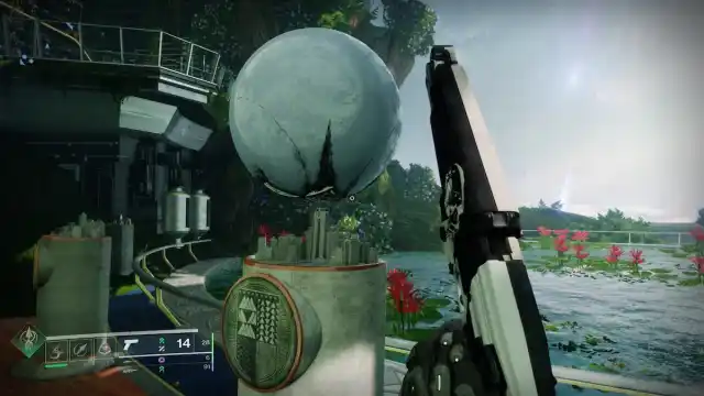 Vision of the Traveler on the stand in Destiny 2