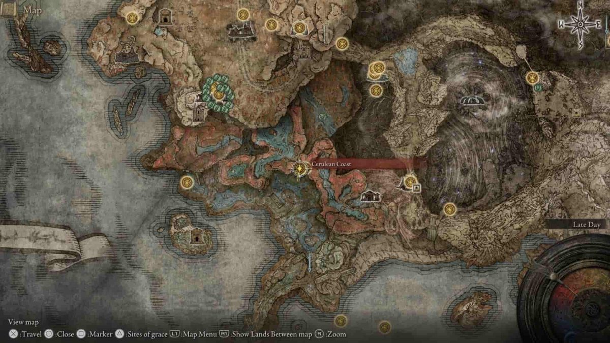 How to get to the Cerulean Coast in Elden Ring Shadow of the Erdtree