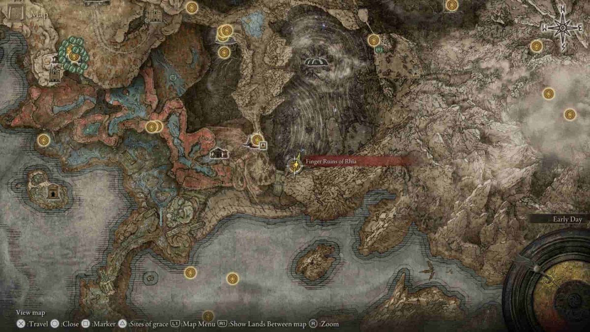 How to get to the Ruins of Rhia in Elden Ring Shadow of the Erdtree