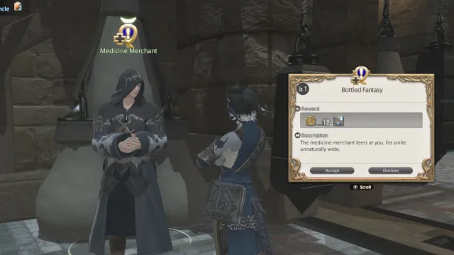 A Final Fantasy XIV player takes on the free Fantasia quest introduced in Dawntrail.