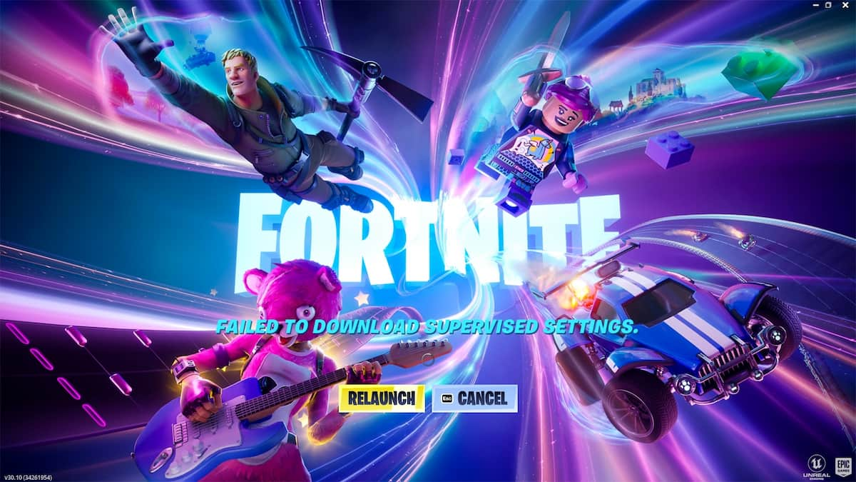 Fortnite players hit with ‘failed to download supervised settings’ error amid Metallica hype