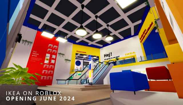 The virtual IKEA Roblox Store