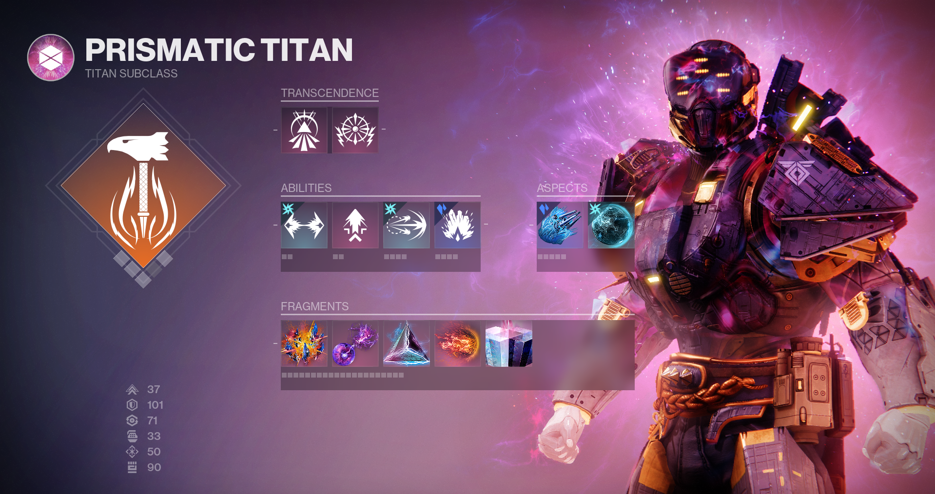 Best Prismatic Titan builds in Destiny 2