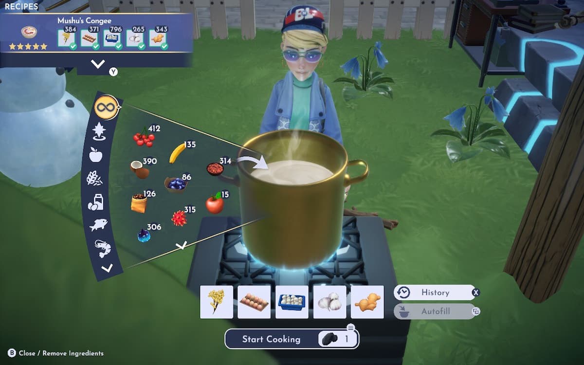 How to make Mushu’s Congee in Disney Dreamlight Valley