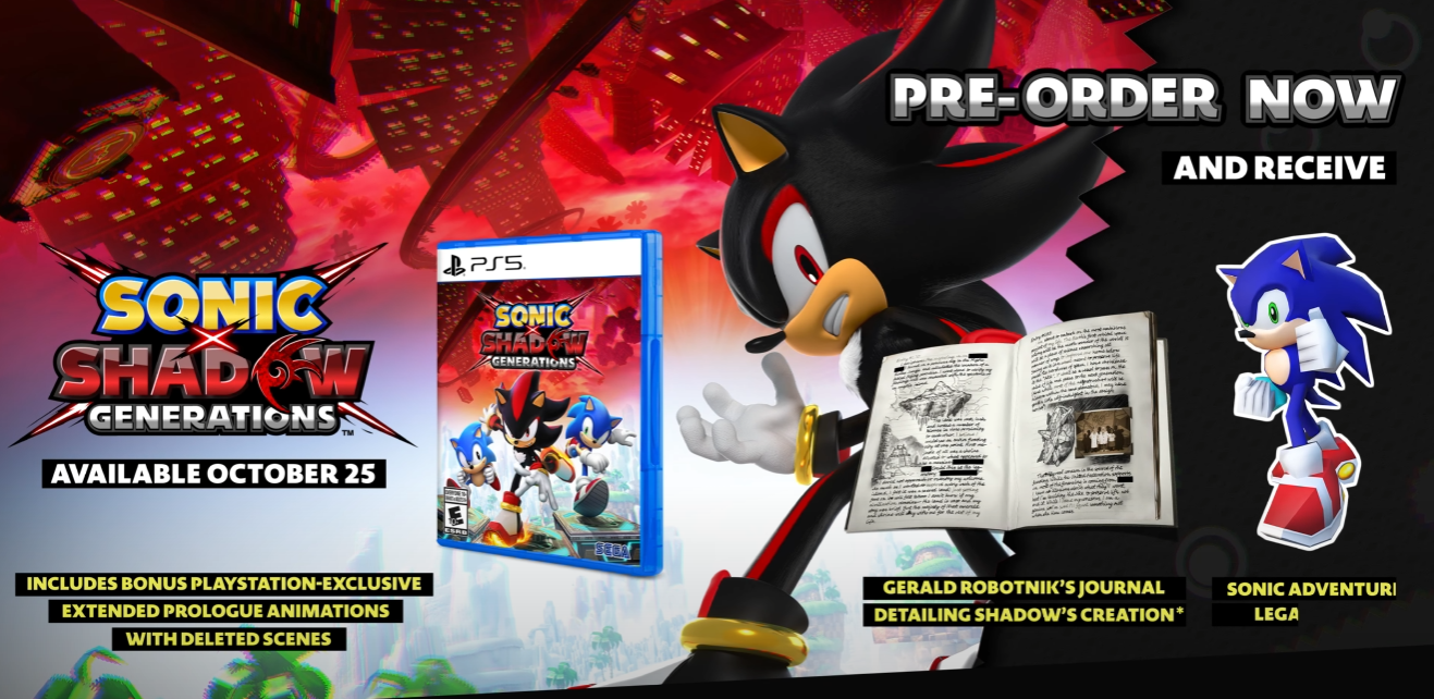 When does Sonic x Shadow Generations release? Answered