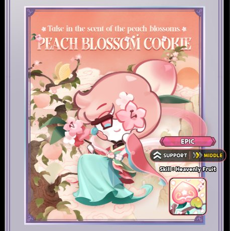 Peach Blossom Cookie in Cookie Run Kingdom