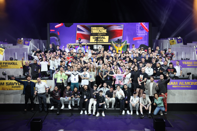 The players and teams at the WSOW global finals in 2023.