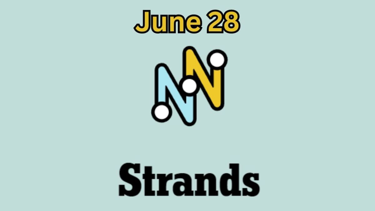 The Strands logo on a grey background with 'June 28' above it.
