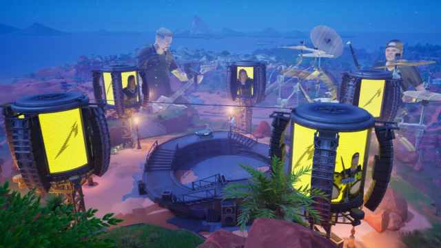 Metallica concert in Fortnite.