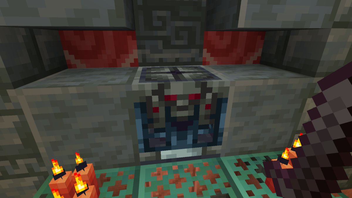 Ominous vault in Minecraft