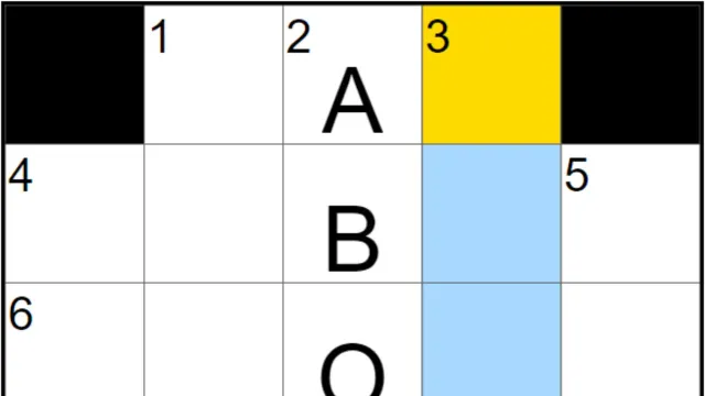 A partially solved NYT Mini Crossword puzzle with 2D revealed.