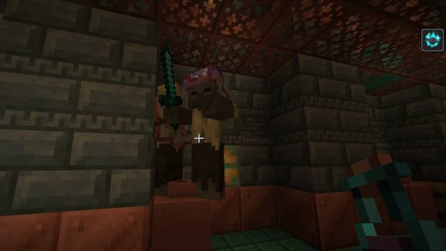 Some ominous trial mobs in Minecraft.