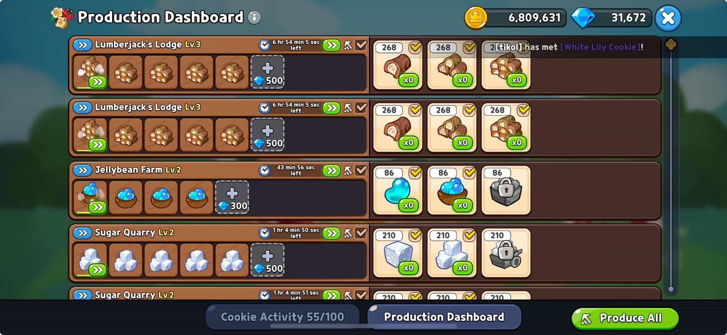 What is Production Dashboard in Cookie Run: Kingdom, and how to unlock