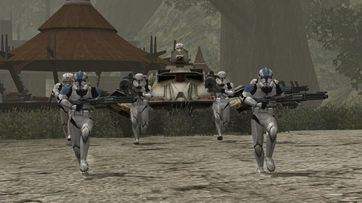 Star Wars clone troopers from Battlefront Classic