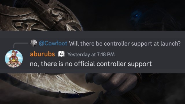 tarisland community manager response to controller support