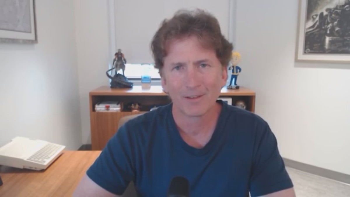 Todd Howard speaking for MrMattyPlays on YouTube.