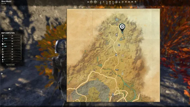 ESO Gold Road: All West Weald Pre-purchase Treasure Map locations