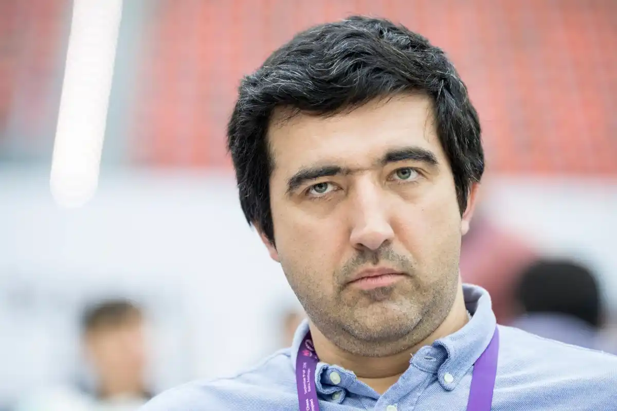 Vladimir Kramnik at the 2016 Chess Olympiad in Baku