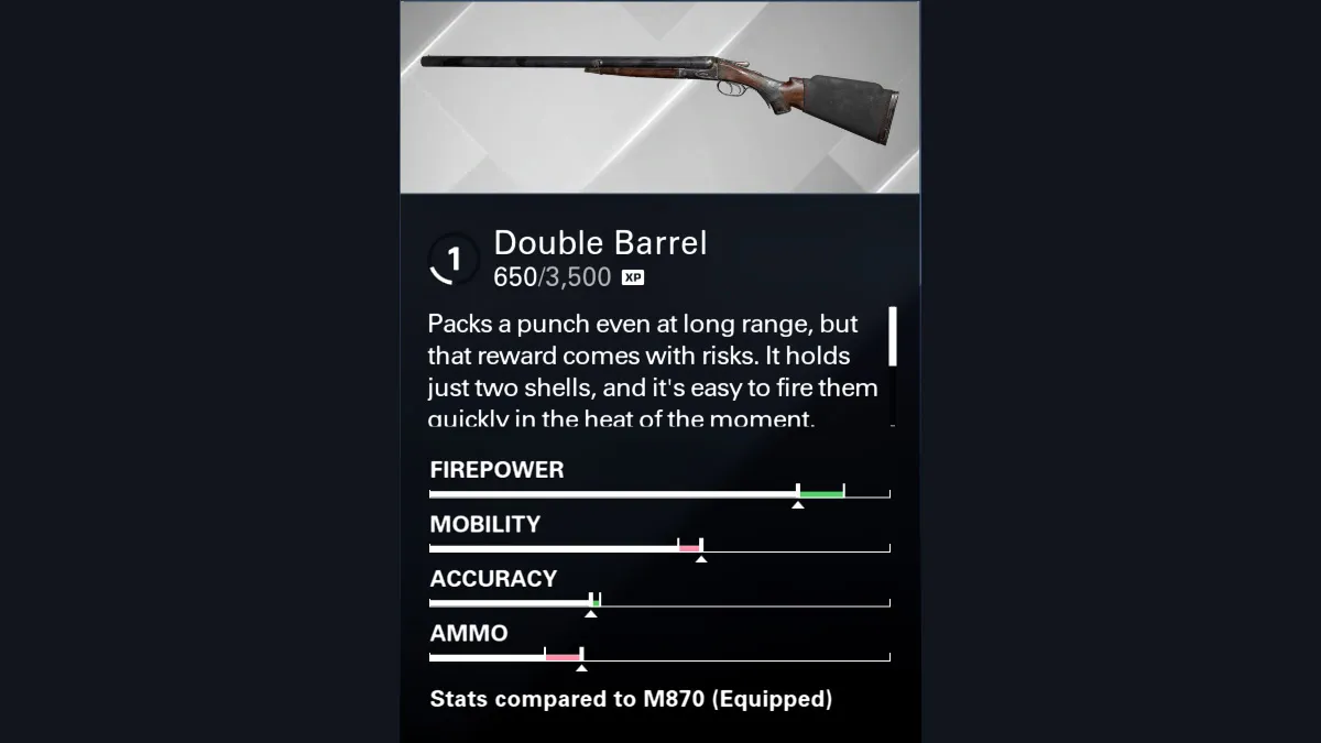 Сравнение характеристик оружия XDefiant