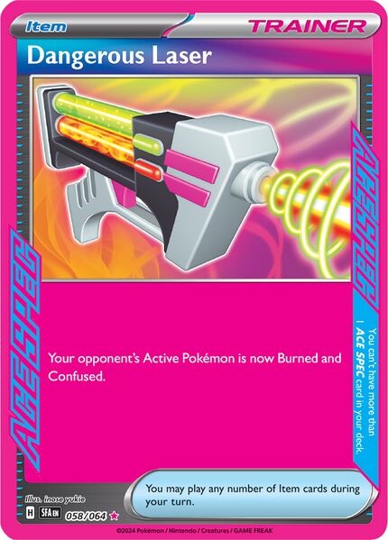 dangerous lazer shrouded fables pokemon tcg card