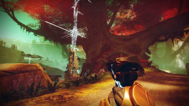 A guardian holds Aberrant Action in Nessus.