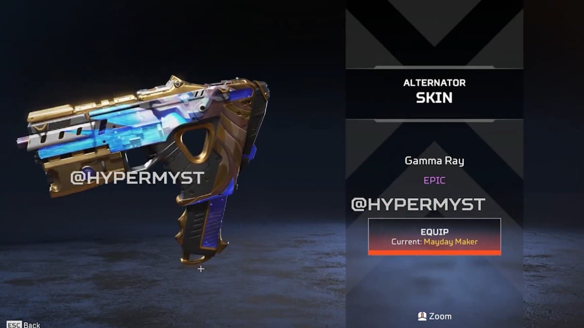 Epic “Gamma Ray” Alternator skin from the Apex Void Reckoning event.