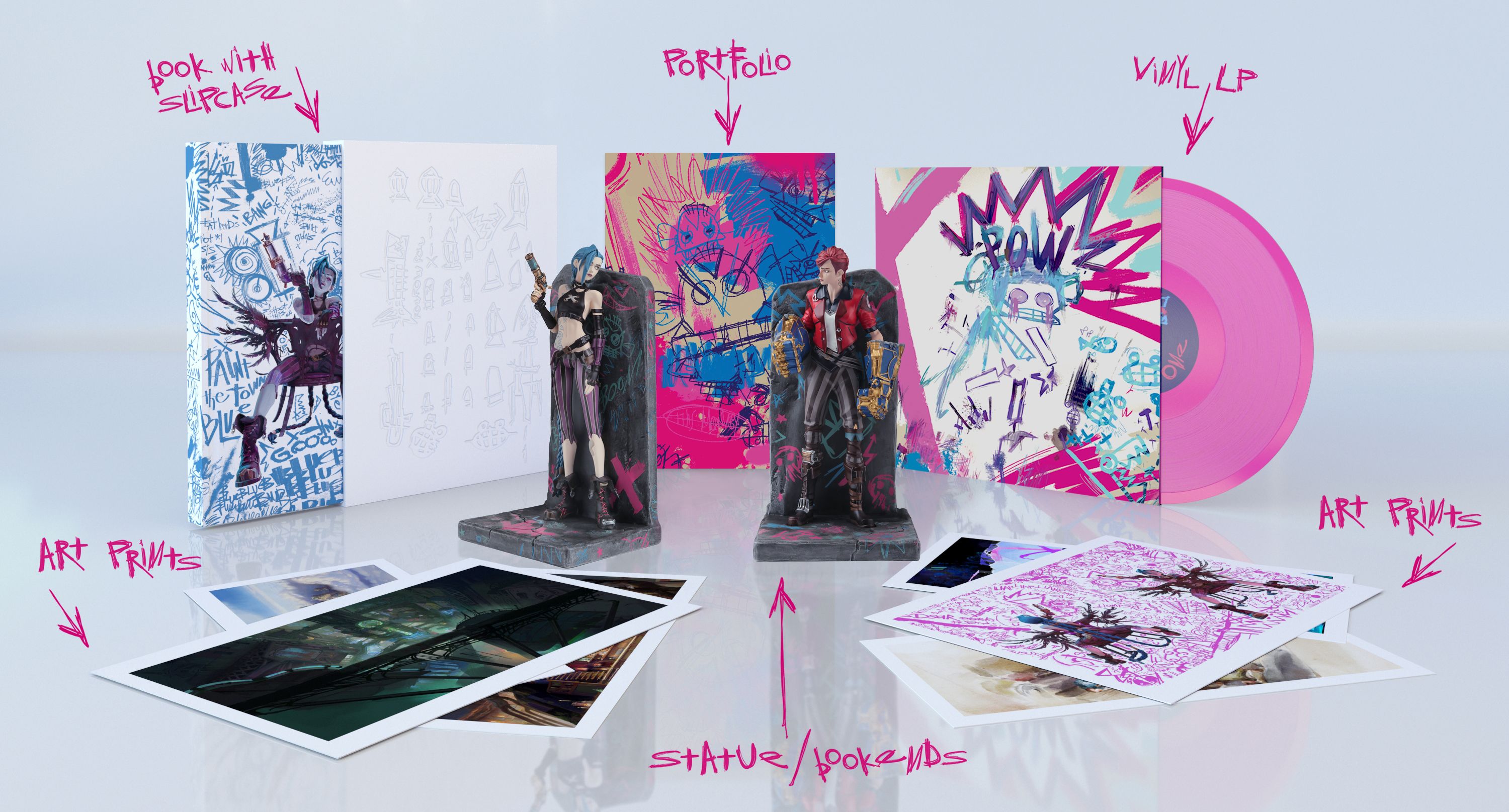 All contents in the Arcane Artbook editions