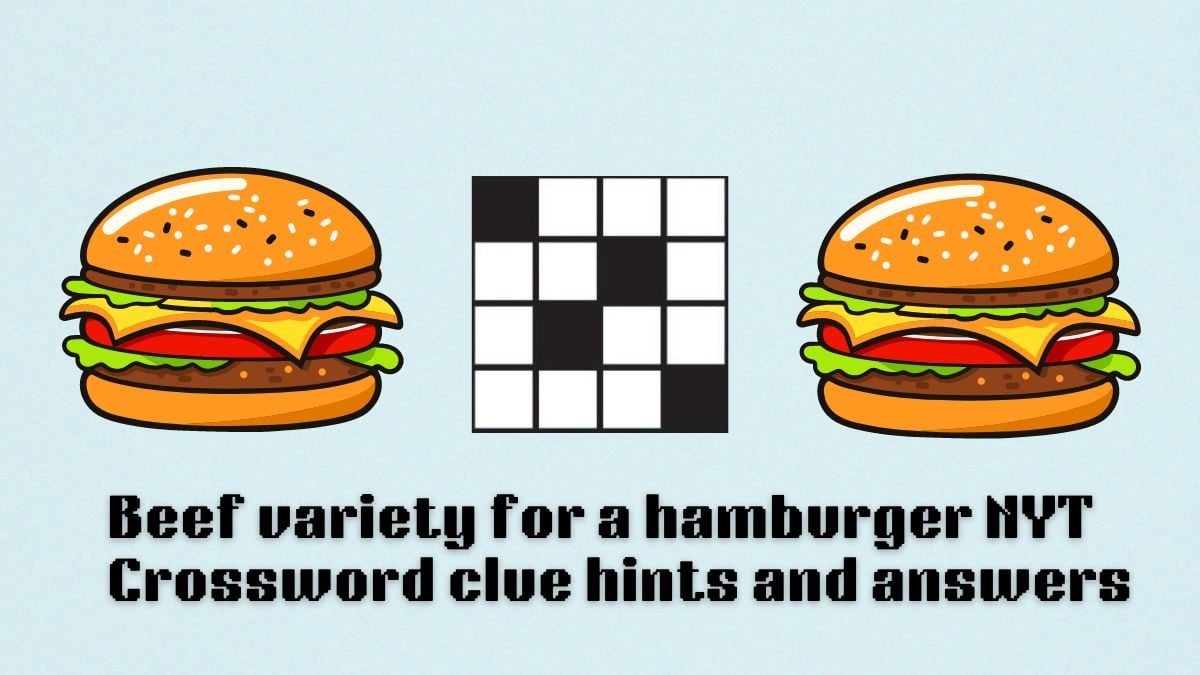 nyt mini crossword beef variety for a hamburger