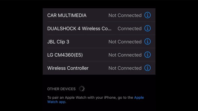 Connecting the IOS device to PS4 controllers